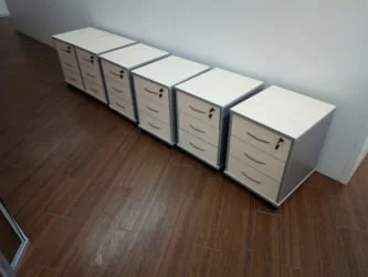 Тумба под стол ИМАГО ТМ-3.А Клен Металлик / IMAGO