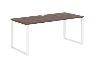 Стол письменный ЕДИС ЕКСТ 1780 Дуб Денвер темный Белый / EDIS EQST