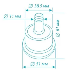 Набор заглушек для крестовины ФоотСет35 / FootSet35