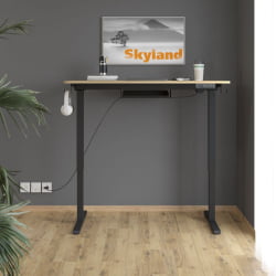 Стол подъемный электрический КСТЕН-УП АТ-002 Дуб светлый/черный / XTEN-UP AT-002