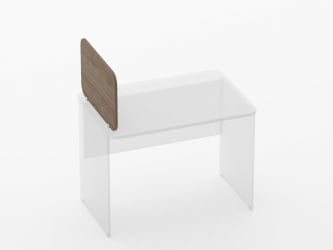 Экран разделительный прямой Глассй 5.14.06 Дуб Верцаска / Glassy