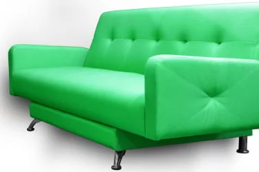 Диван МАНГО 3 (2 категория) Зеленый Оранжевый / MANGO