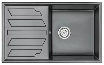 Кухонная мойка ГРАНУЛА 8601 Шварц / GRANULA