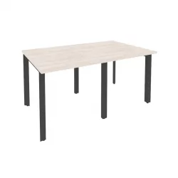 Стол переговорный (2 столешницы) ОНИКС О.МП-ПРГ-2.0 Денвер Светлый/Антрацит / ONIX O.MP-PRG-2.0