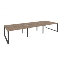 Рабочая станция на О-образном м/к ОНИКС О.МО-Д.РС-6.3.7 Дуб Аризона/Антрацит / ONIX O.MO-D.RS-6.3.7