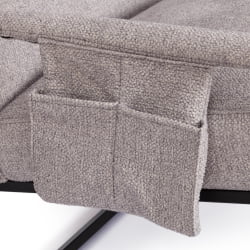 Кресло Чарли ЛУКС/Чарли Люкс велюр/букле, ВТ шапе силвер, 70х80х82 см / Charli LUX/Чарли VT shape silver,