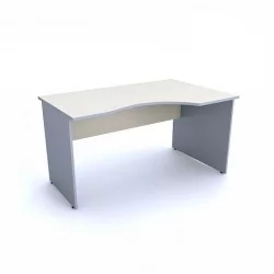 Стол письменный правый СА-1 Пр Клен/металлик