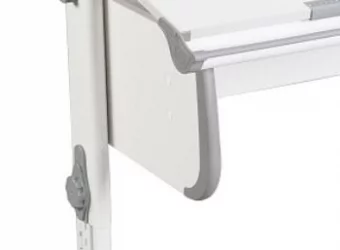 Растущая мебель Парта 1/75-40 + Стул Белый Серый / Parta Stul