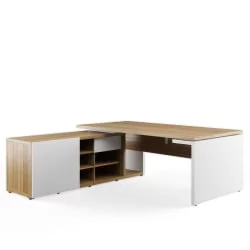 Угловой стол с тумбой ЗИО28510431 Орех / ZIO28510431
