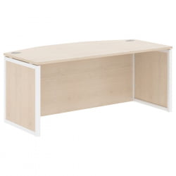 Стол руководителя КСТЕН-КП КСКПЕТ 189Х Бук Тиара Белый / XTEN-QP XQPET 189H