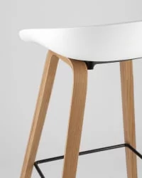 Барный стул Либра Софт с подушкой Белый / Libra Soft