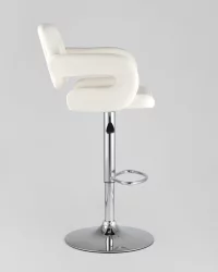 Барный стул Бентли ПУ-кожа Белый / PU-кожа