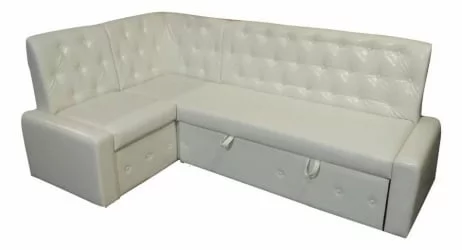 Белый диван Зефир Комбинация 4 Остин Уайт