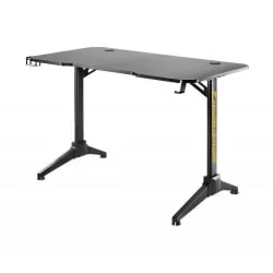 Стол для геймеров ЛУМИ ГМД03-1 c подсветкой Блаcк / LUMI GMD03-1 c Black