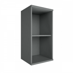 Стеллаж низкий узкий Рива А.СУ-3 Серый / Riva