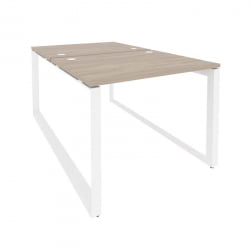 Рабочая станция на О-образном м/к ОНИКС О.МО-Д.РС-2.1.8 Дуб Аттик/Белый / ONIX O.MO-D.RS-2.1.8