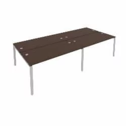 Рабочая станция на 4 раб.места Метал Сйстем Б.СМ-4.4 Венге/Серый / Metal System