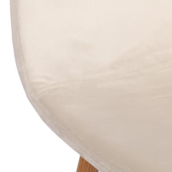 Металлический стул БРЕЕЗЕ (мод. 4724) вельвет/металл, 44 х 53 х 87 см, Лигхт беиге (светло-бежевый) ХЛР1 / натуральный / BREEZE (mod. Light beige HLR1