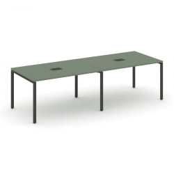 Стол переговорный (2 столешницы) CОНCЕПТ CН.ПРГ-021 Кобо Антрацит / CONCEPT CN.PRG-021