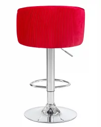Стул барный ДОБРИН ДЭРCЙ Малиновый велюр 1922-14 / DOBRIN DARCY