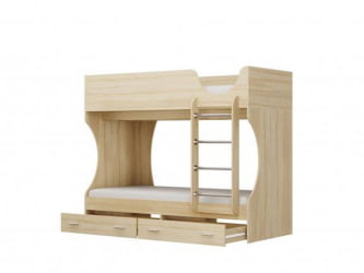 Детская кровать Д2 Дуб сонома