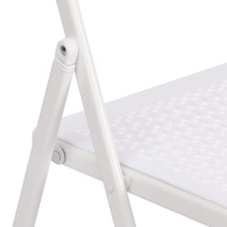 Стул складной ФОЛДЕР (мод. 3016) каркас: металл, сиденье/спинка: пластик, 48,5 х 48 х 82,5 см, вхите (белый) / FOLDER (mod. white