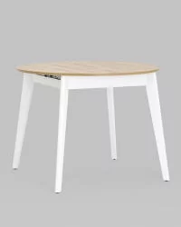 Стол раздвижной Рондо 100-135 Дуб/белый / Rondo