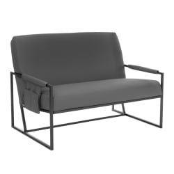 Диван Чарли ЛУКС Д/Чарли Люкс экокожа , Шарп Графит / Charli LUX Sharp