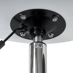 Компьютерное кресло ТУЛИП (мод.106-1) металл/пластик/ПУ, 58 кс 47 кс 97см, Вхите (белый) / Хроме (хром) / TULIP (mod.106-1) металл/пластик/PU, x x White Chrome