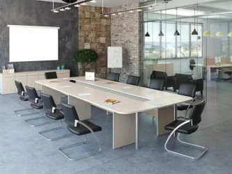 Комплект мебели для комнаты переговоров Свифт 09 Светлый дуб / Swift