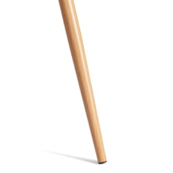 Стол СОПХИА (мод. 5003) металл/стекло (8мм), 110 х 80 х 75 см, бук/прозрачный / SOPHIA (mod.