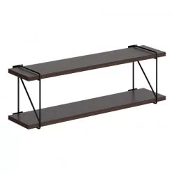 Полка навесная CОФФЕЕ СХ4-РОД Легно Темный / COFFEE SH4-ROD