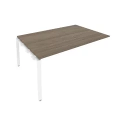 Проходной наборный элемент переговорного стола Метал Сйстем Б.ППРГ-5 Вяз/Белый / Metal System