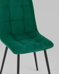Стул Оливер велюр Темно-зеленый / Oliver