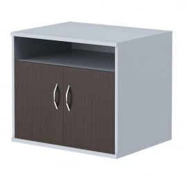 Тумба для оргтехники ИМАГО ТМ-1 Венге Магия Металлик / IMAGO