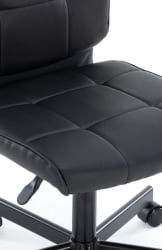 Кресло для персонала Еверпроф ЕП-300 Экокожа Черный / Everprof EP-300