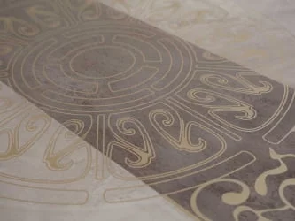 Стеклянный стол Агат 33.10 Кена-Фреска Невада