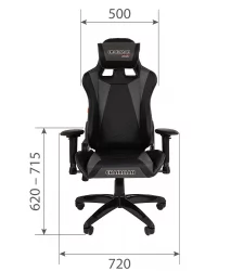 Кресло геймерское CХАИРМАН ДРАЙВ (ГАМЕ) 44 Черный-красный / CHAIRMAN (GAME)