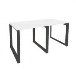 Рабочая станция на О-образном м/к ОНИКС О.МО-РС-2.0.8 Белый Бриллиант/Антрацит / ONIX O.MO-RS-2.0.8