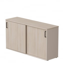 Шкаф-купе низкий Еверпроф ЕВО 254Н001 Дуб Соната Кашемир / Everprof EVO