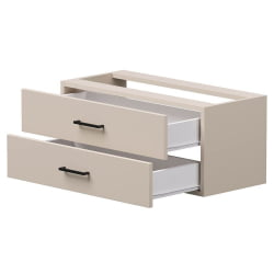 Модуль с ящиками для стеллажа металлического (комплект элементов стеллажа) Еверпроф ЕВО 254Н012 Кашемир Черный / Everprof EVO