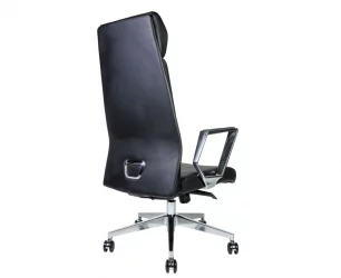 Кресло руководителя Лондон Люкс ЗР8637Х блаcк леатхер Черный / ZR8637H black leather