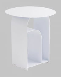 Журнальный столик Арвел металл белый / Arwel