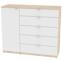 Комод Калисто(К40)1147х1352х468ручкаторцеваяТР-2(ДСС-Белый) / Калисто(K40)1147х1352х468ручкаторцеваяTR-2(ДСС-Белый)