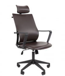 Кресло руководителя Чаирман 545 экокожа Коричневый / Chairman