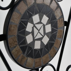 Стул Сеcрет де Маисон ВИCЕНЗА (мод. ПЛ08-7451РВ) металл, 36*35*91 см, черный /плитка калейдоскоп / Secret de Maison VICENZA (mod. PL08-7451RV)