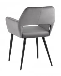 Стул Денди велюр Серый