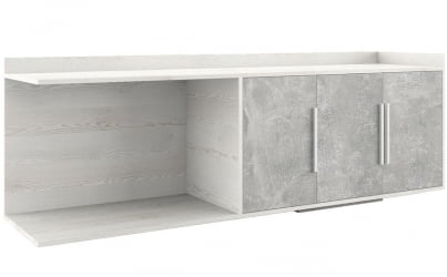 Тумба с дверями Б-ТОНЕ БТН36120031 Сосна Бетон светлый / B-TONE BTN36120031