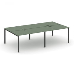 Рабочая станция двухсторонняя на 4 места CОНCЕПТ CН.ДРС-007 Кобо Антрацит / CONCEPT CN.DRS-007