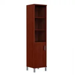 Стеллаж с дверью ДСП В431.2 Р Бургунди / R